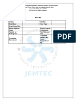 New Format For Report Writing As Per NAAC