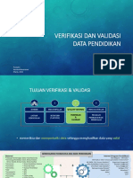 Panduan Verval Data Uji Kesetaraan PDF