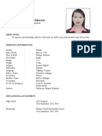 Nicolene Jessica M Resume