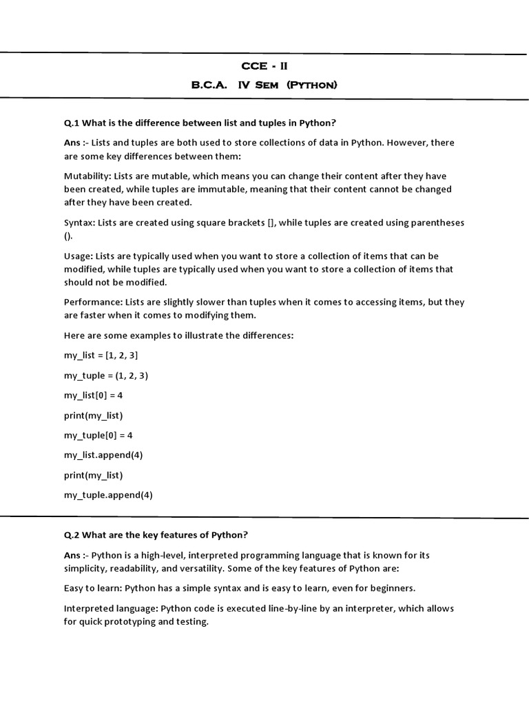 Python CCE - II by Atul Sadiwal? | PDF | Anonymous Function | Parameter ...