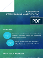 (1,2) - Konsep Dasar Sistem Informasi Manajemen (SIM)