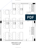Biology Lab 24'-0"X28'-0"