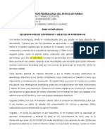 ENSAYO REFLEXIVO Secuenciación de Contenidos y Objetos de Aprendizaje