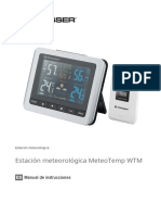 Estación Meteorológica Meteotemp WTM: Manual de Instrucciones