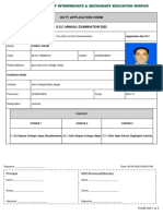 Duty Form