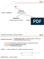 Rectilinear Motion