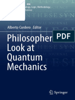 (Synthese Library 406) Alberto Cordero - Philosophers Look at Quantum Mechanics (2019, Springer International Publishing) PDF