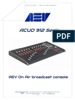 Mixer ACUO-912-Serie-QUICK-GUIDE-v.01