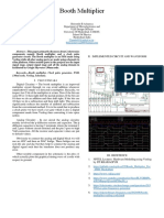 Booth Multiplier Final Report