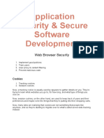 Application Security - Secure Software Development