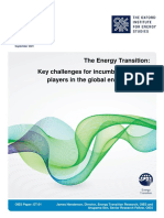 Energy Transition Key Challenges For Incumbent Players in The Global Energy System ET01