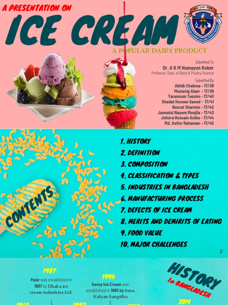 G E Ice Cream Pdf Pdf Ice Cream Milk