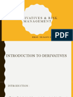 Introduction To Derivatives