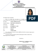 San Pedro Resident Certification