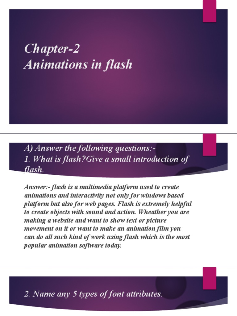 Computer Questions and Answers | PDF | Adobe Flash | Graphics
