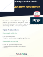 Estrutura do Texto Dissertativo - Material de Aula