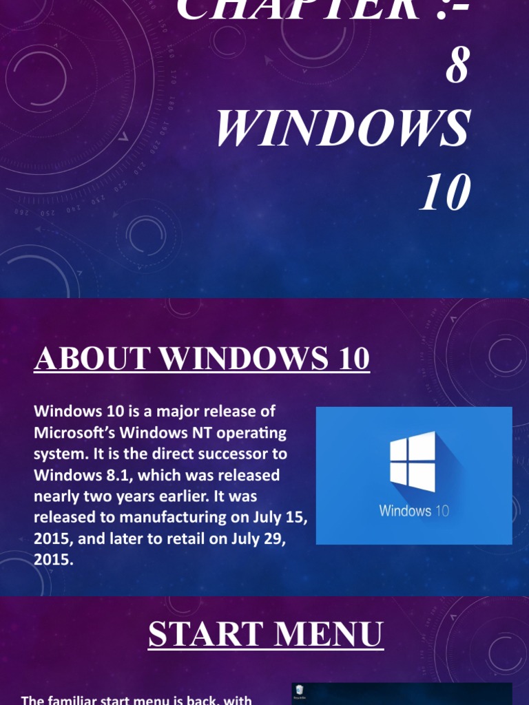 Windows 10 | PDF | Computing | System Software