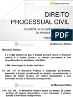O Ministério Público na relação processual civil