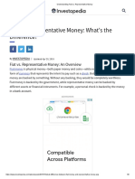 Understanding Fiat vs. Representative Money