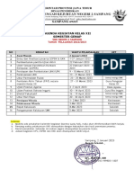 Agenda Kegiatan KLS XII 