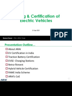 ARAI - Testing & Certification of EVs