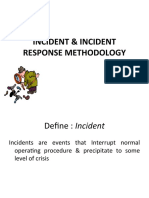 Incident & Incident Response Methodology