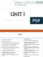 FLA Unit I PDF