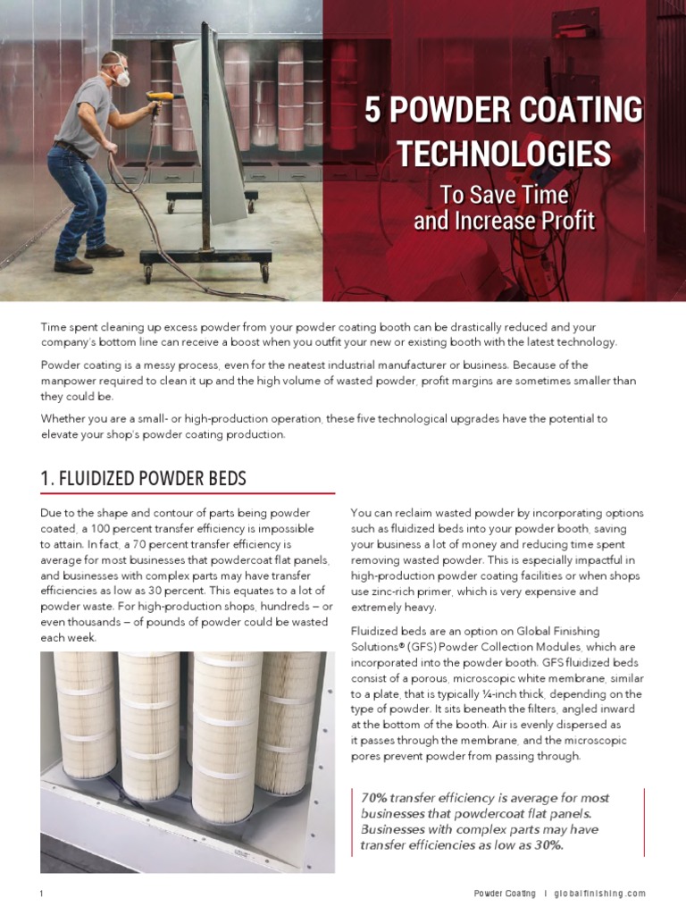 Powder Coating Technologies Save Time Increase Profit PDF Applied