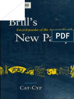 Antiquity Vol. 3 Cat-Cyp Brill's New Pauly - Encyclopaed PDF