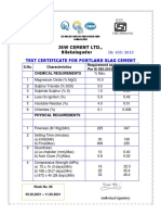 06 Week PSC TEST CERTIFICATE