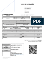 Nota de liquidação de imposto de selo