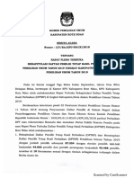 Berita Acara Pleno Terbuka Rekapitulasi DPTHP Lab. Rote Ndao