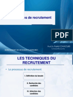 Les Techniques de Recrutement