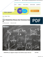 Teori Relativitas Khusus Dan Fenomena Kuantum - Fisika Kelas 12 - Quipper Blog