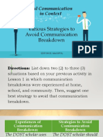 5 Strategies Avoid Communication Breakdown