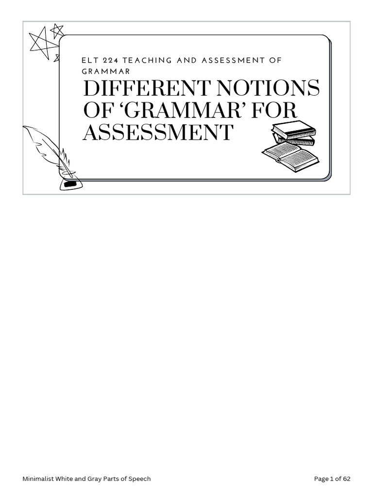 Teaching and assessing grammar pdf linguistics grammar