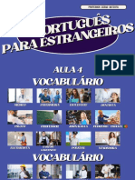 Português para Estrangeiros - Aula 4