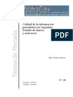 (07.10) Calidad de La Información Periodística en Argentina PDF