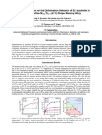 Effect of Temperature On The Deformation Behavior of B2 Austenite