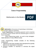 MMW-Linear Programming