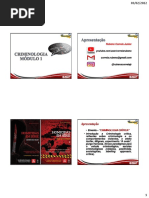 Slide de criminologia I
