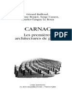 Carnac - Les Première Architectures de Pierre - Collectif