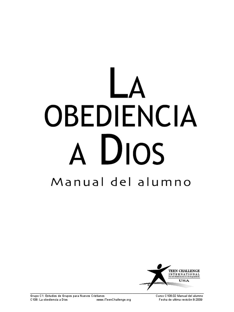 La Obediencia A Dios Descargar Gratis Pdf Amor Dios