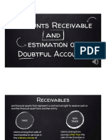 Accounts Receivable and Estimation of Doubtful Accounts PDF