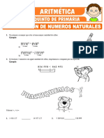 Comparando Numeros Naturales para Quinto de Primaria