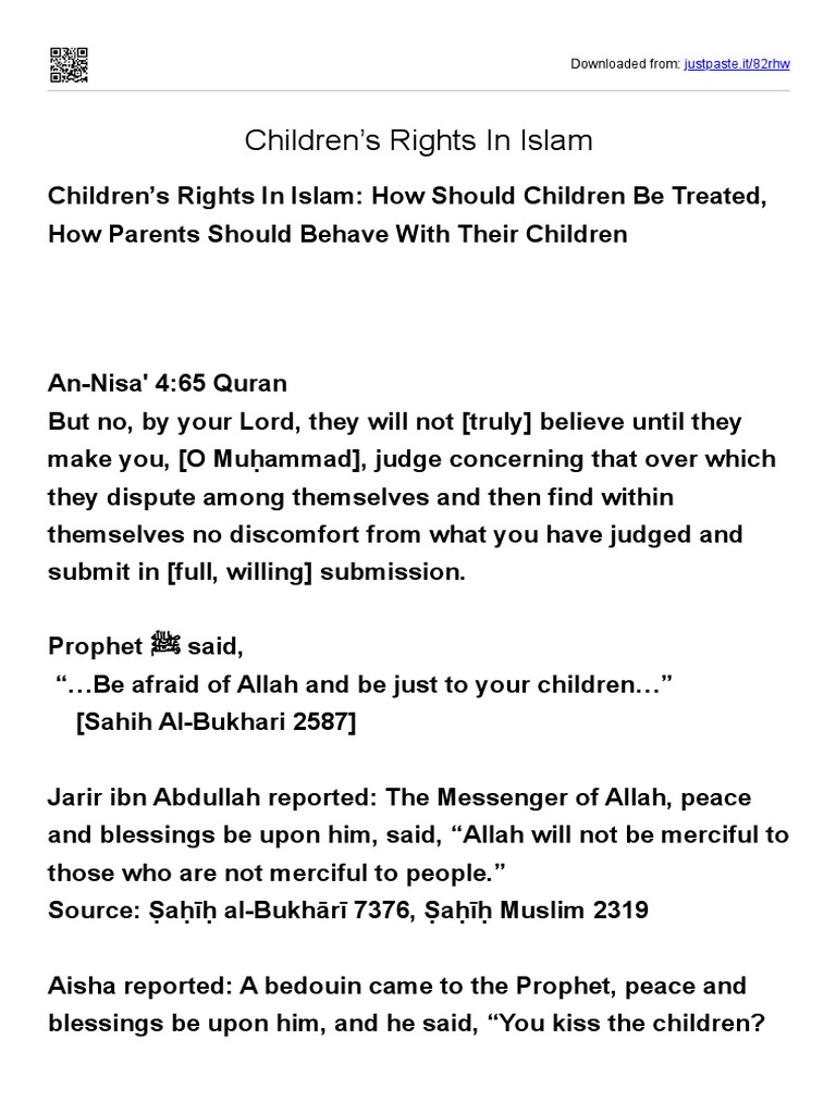 Name Five Children S Rights