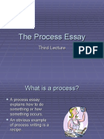 The Process Essay