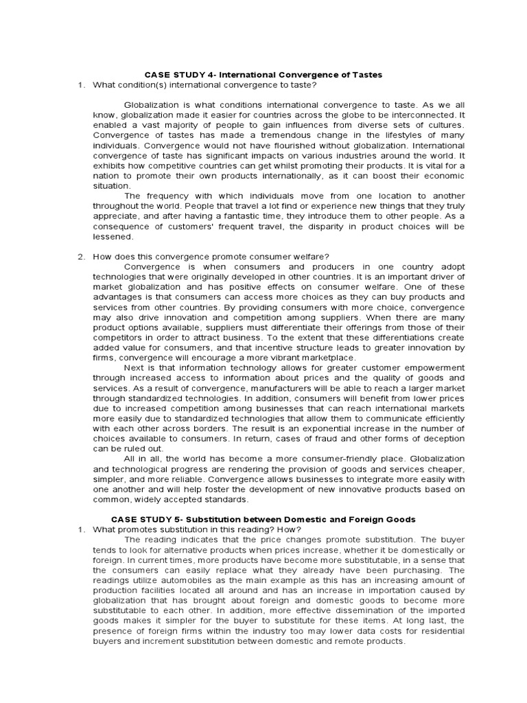 7p Group 3B Activity 1C. Case Analysis | PDF | Goods | Globalization