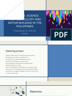 Lesson 4 - Science and Technology and Nation Building in The Philippines PDF