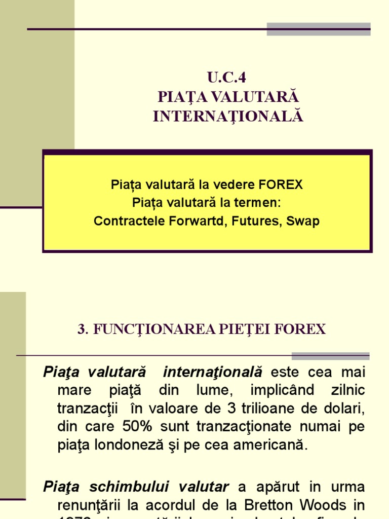 PVI Forex Piata La Termen PDF
